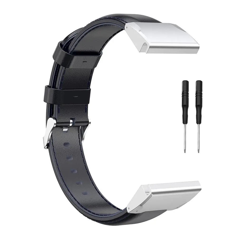 Для Garmin Forerunner230 235 620 630 Fenix5 Forerunner945 935 Fenix3 Fenix5X Смарт-часы кожаный ремешок для