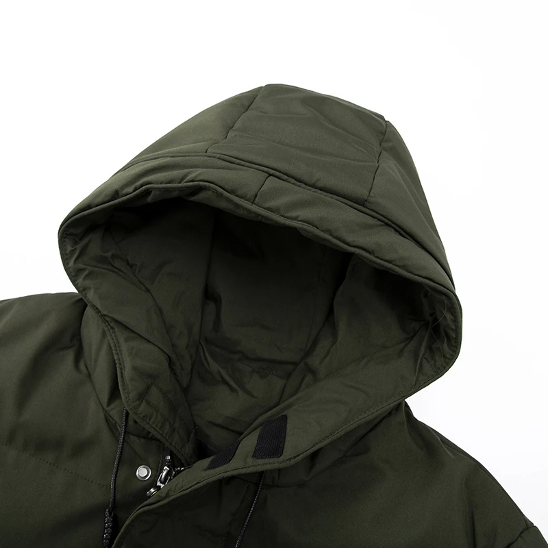 Thick Warm Plus Long Parkas Men 2021 Winter New Brand Street Trend Hood Jacket Coat Plus Size Classic Thicken Baggy Parka Male