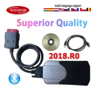 Новинка 2021, корпус vd ds150e cdp BLUETOOTH 2018.R0 2017.R3 генератор ключей для дельфин + светодиодные кабели obd2, диагностические инструменты, сканер для автомобилей и грузовиков