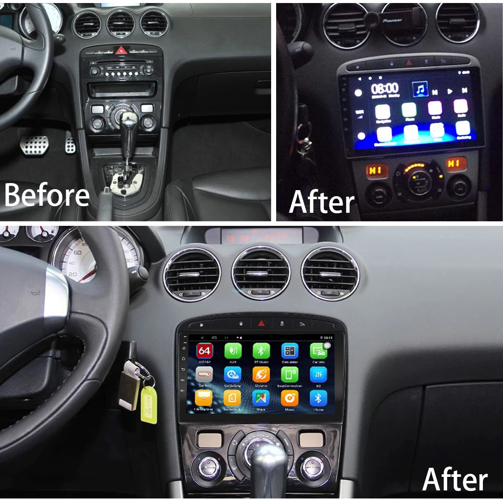 Автомобильный мультимедийный плеер стерео GPS DVD Радио Навигация Android экран для