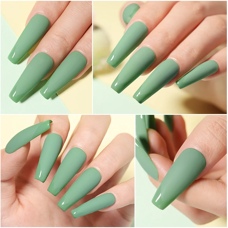 

UR SUGAR 7.5ml Neon Army Green Light Color Nail Gel Polish Summer Spring Soak Off UV LED Gel Varnish Nails Varnish Matte Coat