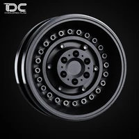 2pcs 1 9 inch metal alloy wheels for traxxas trx 4 crawler model car simulation clamp tire for scx10 parts carro