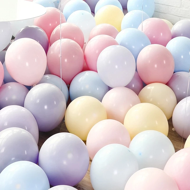 

10 Pieces/bag 10 Inch Latex Balloon Pastel Candy Balloon Wedding Birthday Party Decoration Baby Shower Decoration Air Ball