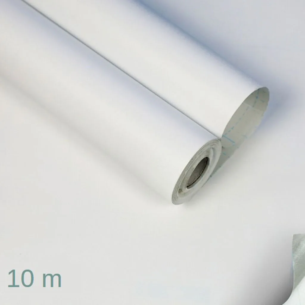 

White Wallpaper Self Adhesive Peel and Stick Removable Film Decor Rolls