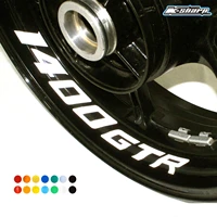 high quality motorcycle rim tire logo sticker wheel inner ring decal moto auto parts decoration for kawasaki 1400gtr 1400 gtr