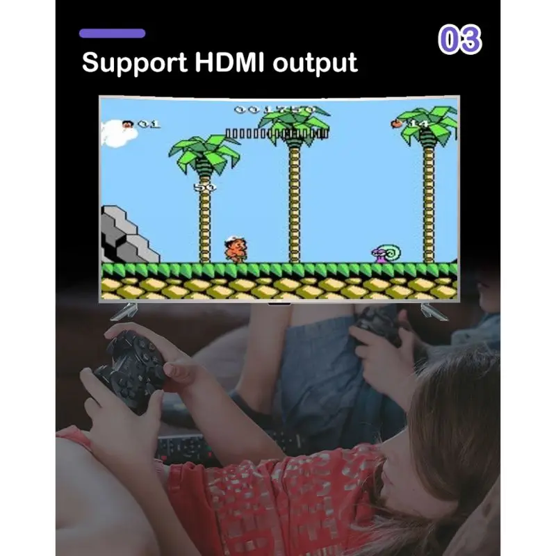 Супер мини HDMI-совместимая с SNES SFC NES Ретро Классическая игровая консоль ТВ