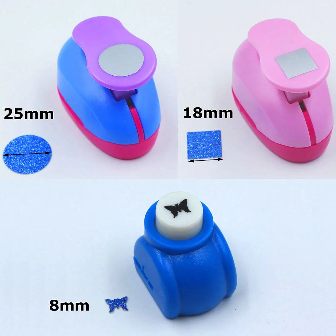 

Дырокол круглый и квадратный, 2,5 дюйма, 3 шт. (3/8 см)