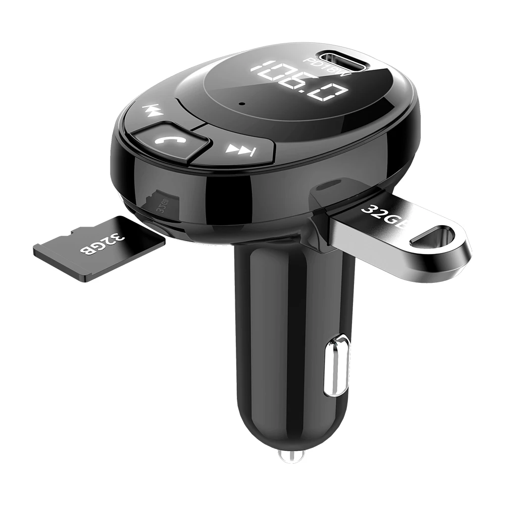 Bluetooth автомобильный комплект FM передатчик автомобильные аксессуары mp3