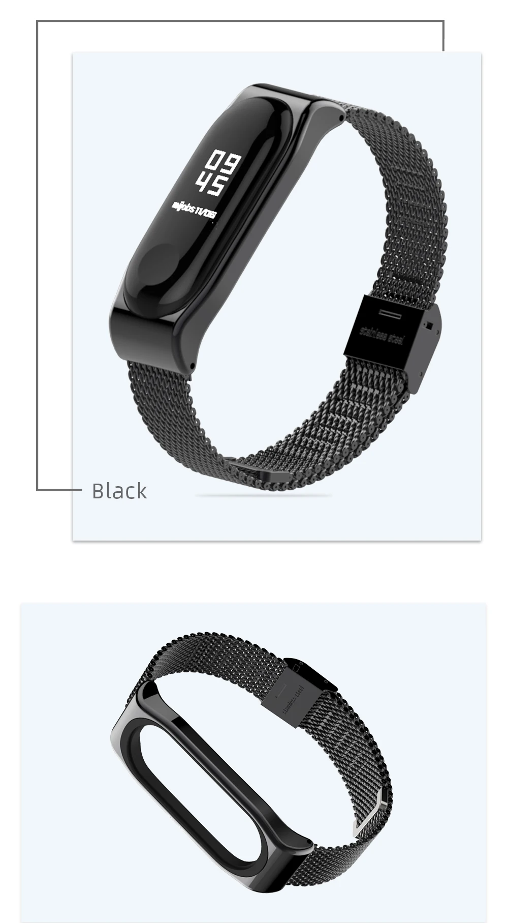 Mi jobs для mi Band 4 ремешок браслет из нержавеющей стали умный ремешок для mi Band 4 3 браслет для Xiaomi mi Band 4 3 ремешок