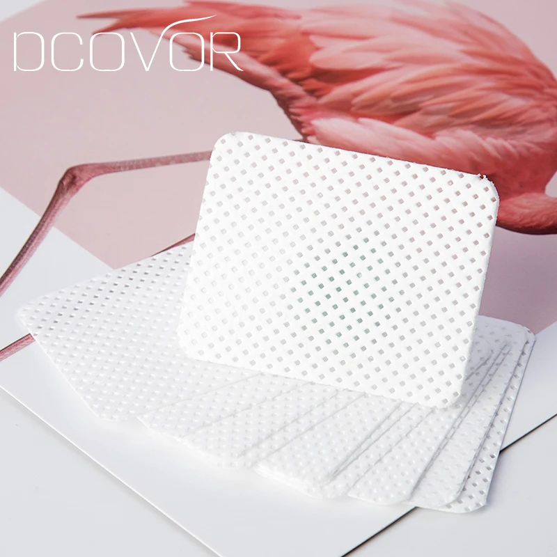 Без ворса для удаления лака ногтей хлопковые салфетки УФ гель кончиков