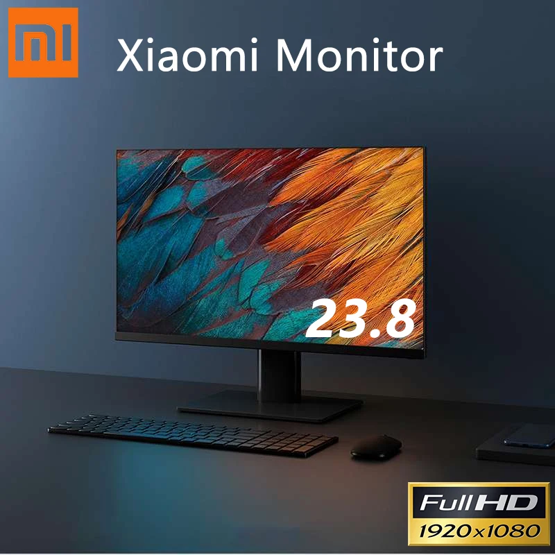 Xiaomi 23 8 дюймовый тонкий ЖК монитор игровая конкуренция 1080P Full HD IPS без оправы