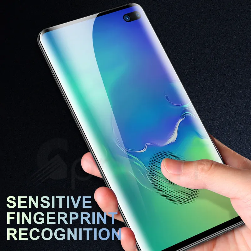 100D полное изогнутое покрытие из закаленного стекла для samsung Galaxy S10 S9 S8 Plus S10e S7 Edge Note 8 9 10 Pro Защитная пленка для экрана