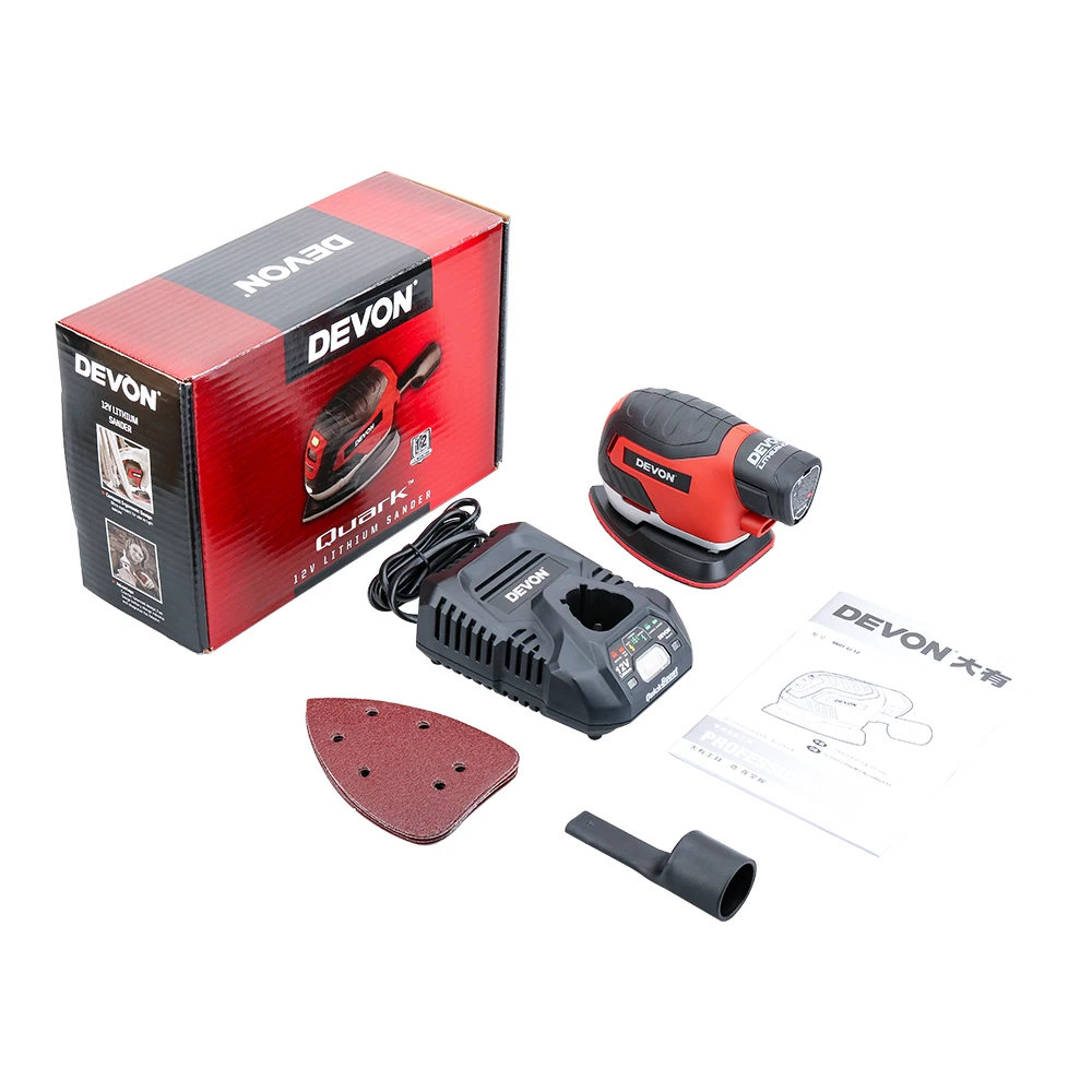 Электрическая Беспроводная шлифовальная машина DEVON 12 В для пальмы машинка мебели