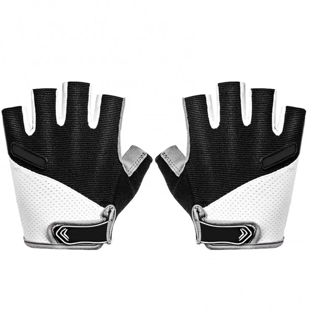 

1 Pair Men Women Breathable Half Finger Cycling Anti Slip Pad MTB Bike Gloves MTB Bike Gloves