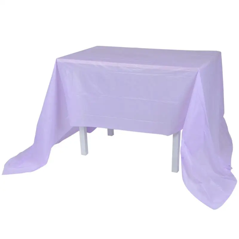 Новинка-PEVA одноразовые скатерти для стола вечерние столовые приборы фиолетовый