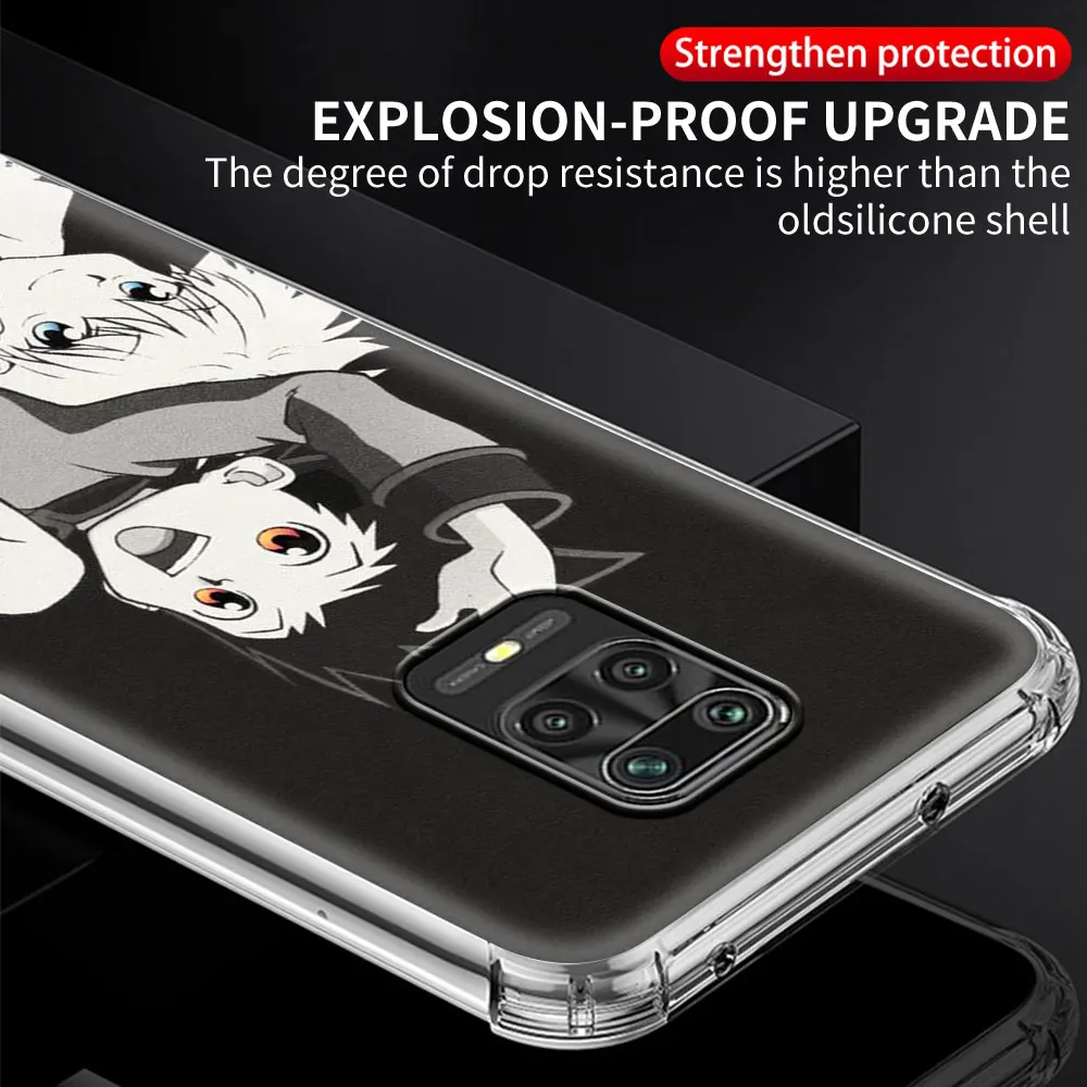

Hunter X Hunter Airbag Case for Xiaomi Redmi Note 8 9 K20 K30 10X Pro 5G 7 8T 9S 9A 9C 8A Phone Soft Shell Cover