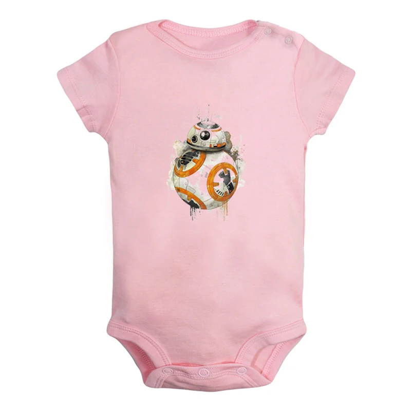 BB-8 «Звездные войны», «Пробуждение силы», «Сопротивление», Одежда для новорожденных мальчиков и девочек, комбинезон с принтом, боди для младенцев, хлопковые комплекты одежды