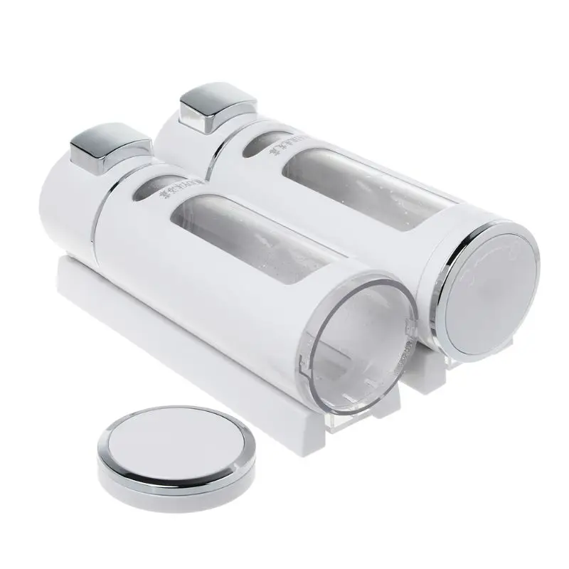 

400ml/800ml Wall-Mounted Soap Dispenser Transparent Liquid Foam Storage Shampoo Container Bottle For Kitchen Bathroom