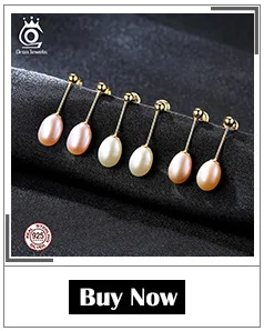 ORSA JEWELS, женские серьги-гвоздики с натуральным пресноводным жемчугом, 8 мм, белый, розовый жемчуг, 925 пробы, серебро, Женские Ювелирные изделия для вечеринки RSE86