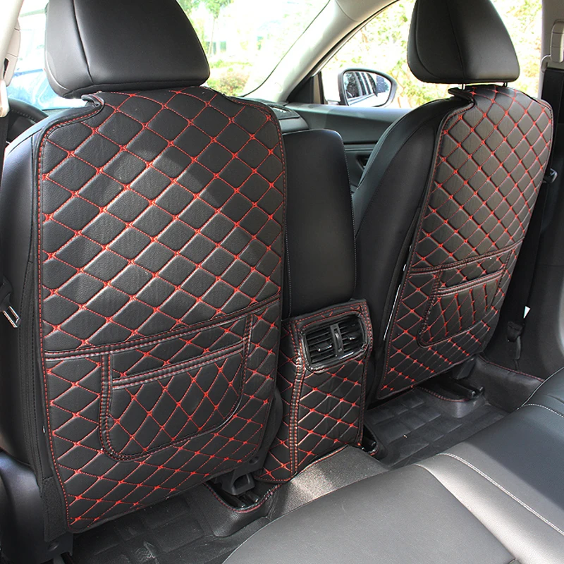 Car Styling Leather Interior Seat Protector Side Edge Protection Pad For Nissan Sentra B18 2020-PresentSticker Anti-kick Mat | Автомобили