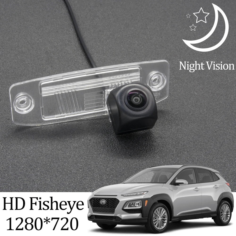 Owtosin HD 720P рыбий глаз камера заднего вида для Hyundai Kona/Kauai 2017 2018 2019 автомобильный