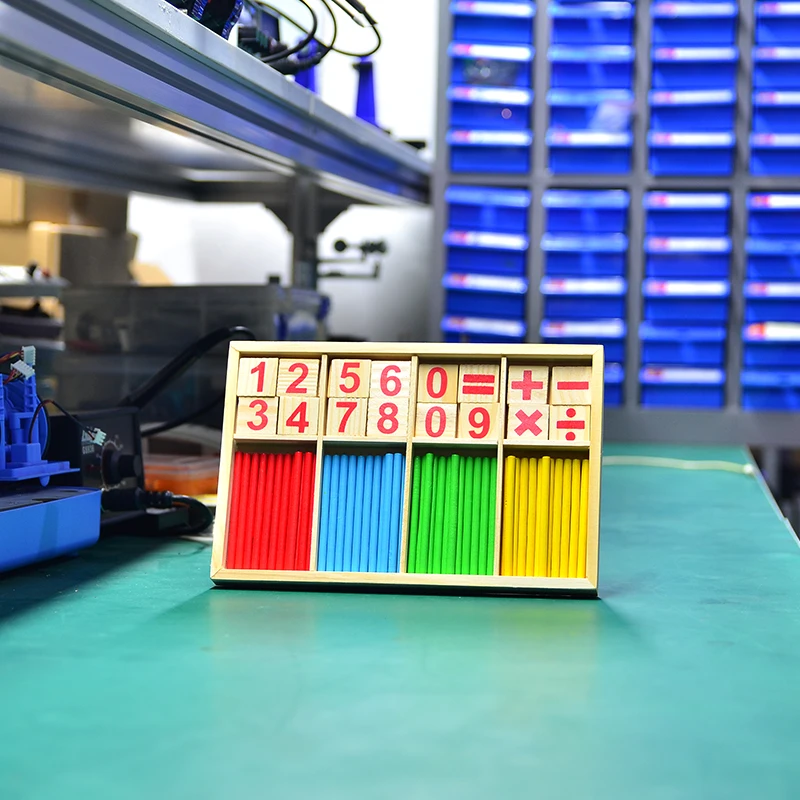 SZ паровые игрушки Монтессори математические Развивающие деревянные для детей