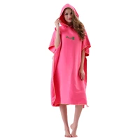 microfiber wetsuit robes cape hooded poncho quick drying swimming hooded towel beach surfing poncho compact light open towel