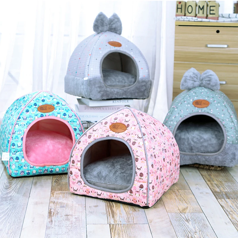 Кровать для маленьких домашних животных коврик одеяло кошек и конур утолщенные