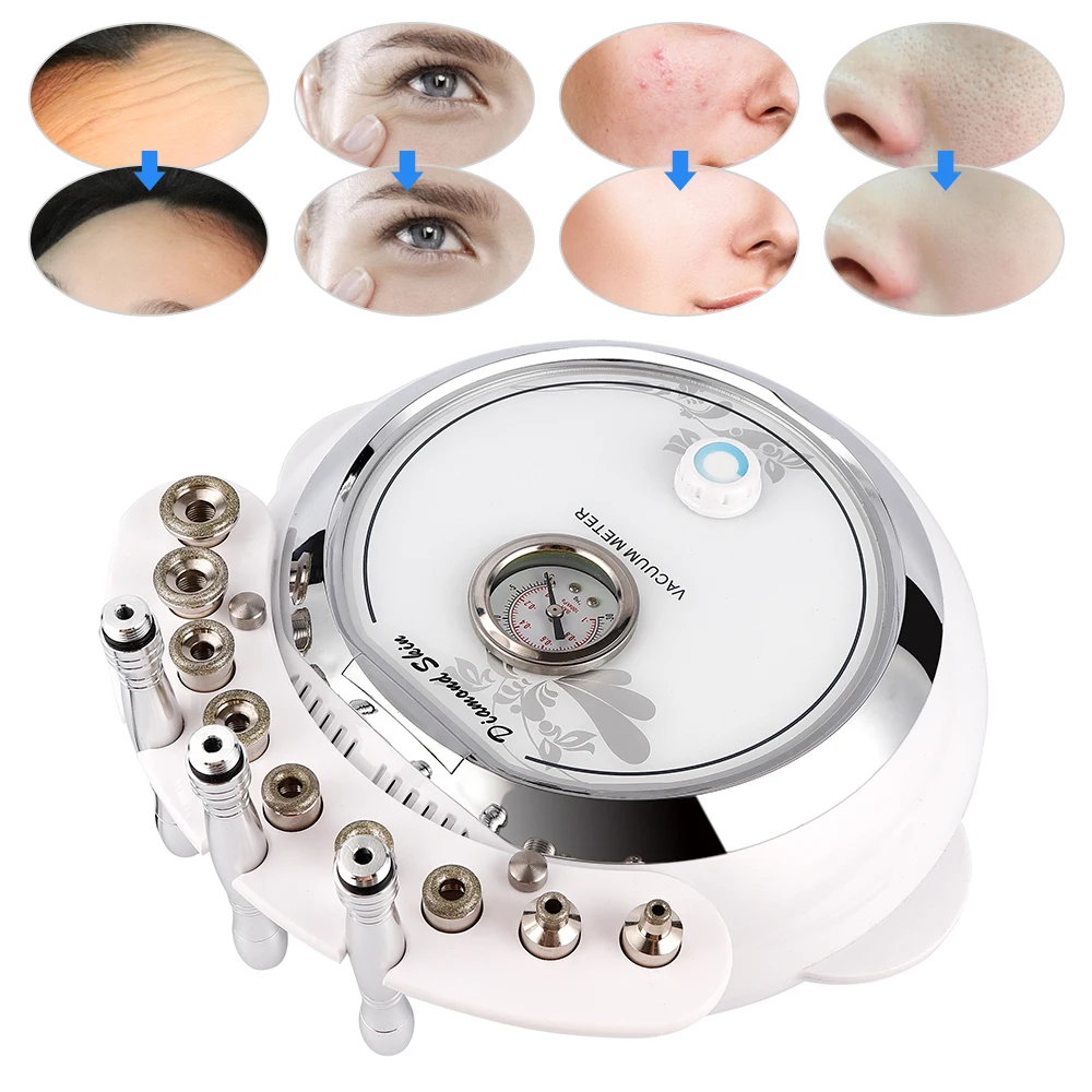 Алмазная микродермабразия машина Вакуумный спрей терапия массаж 110 240 В удаление