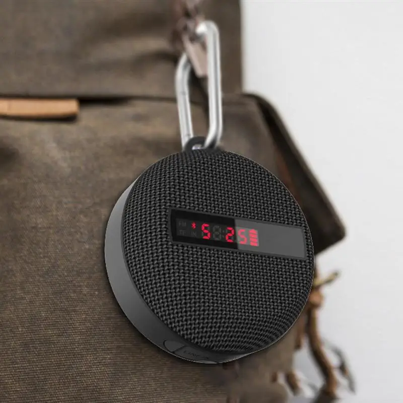 Беспроводной Bluetooth-динамик со светодиодным цифровым дисплеем уличный