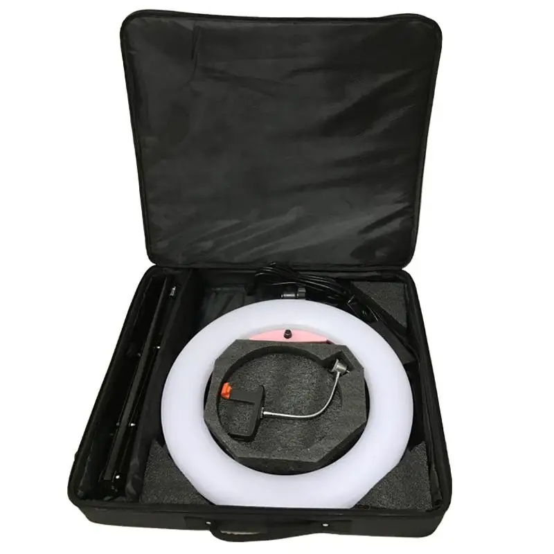 Купить Светодиодная кольцевая лампа Yidoblo, 5500 к, с регулируемой яркостью, 18/96 Вт, штатив 480 см