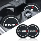 12 шт., автомобильный нескользящий коврик для подстаканника Nismo Nissan Qashqai J10 X Trail T32 Tiida Juke Primera Note