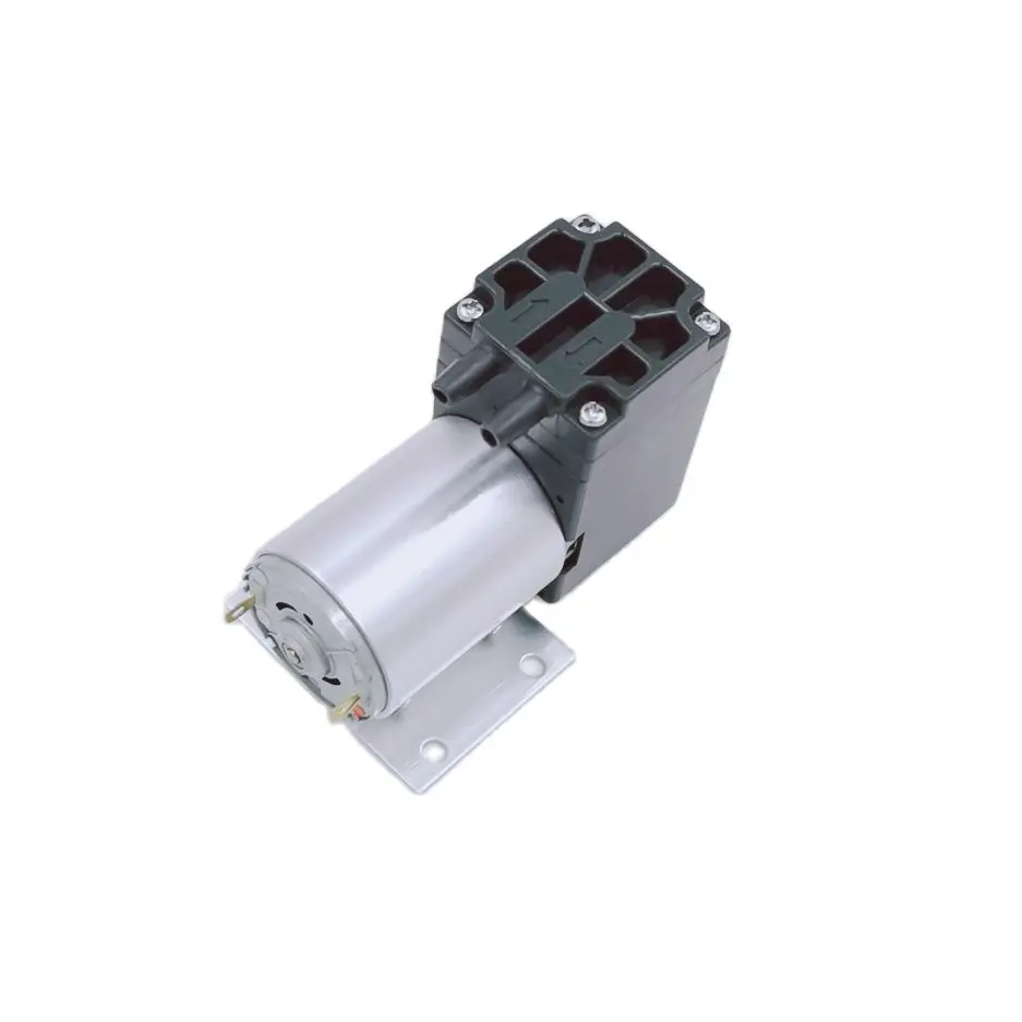 300Kpa Pressure 78Kpa Vacuum  6L/M Electric Diaphragm Brush Dc Motor Micro Compressor