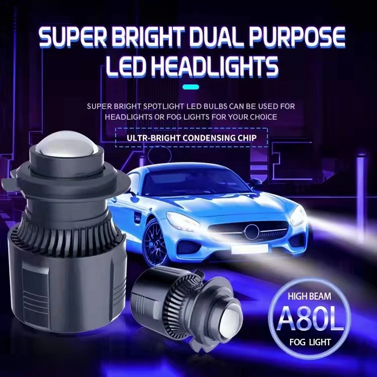 

2pcs H7 9006 H8 laser Fog bulb lens light auto LED Foglight projector modification car fog light H11 HB4 HB3 9005
