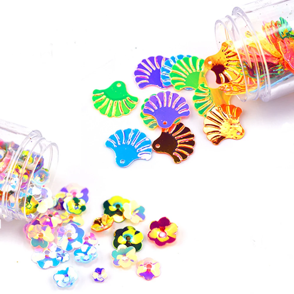 

13 Types Golden Beads Accessories Sequins DIY Nail Art Crystal Epoxy Material Sequin For Silicone Mold Making Jewelry Decoration