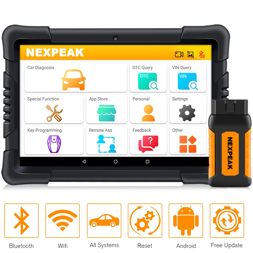 

NEXPEAK k1 PRO Obd2 Full Systems Diagnostic Tool Car Scanner Auto ABS Airbag Oil EPB DPF Reset Obd 2 Immokey Automotive Scanner