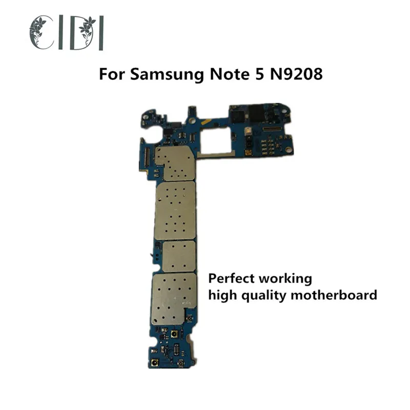 Марка CIDI используется оригинальная материнская плата для Samsung Note 5 N9208