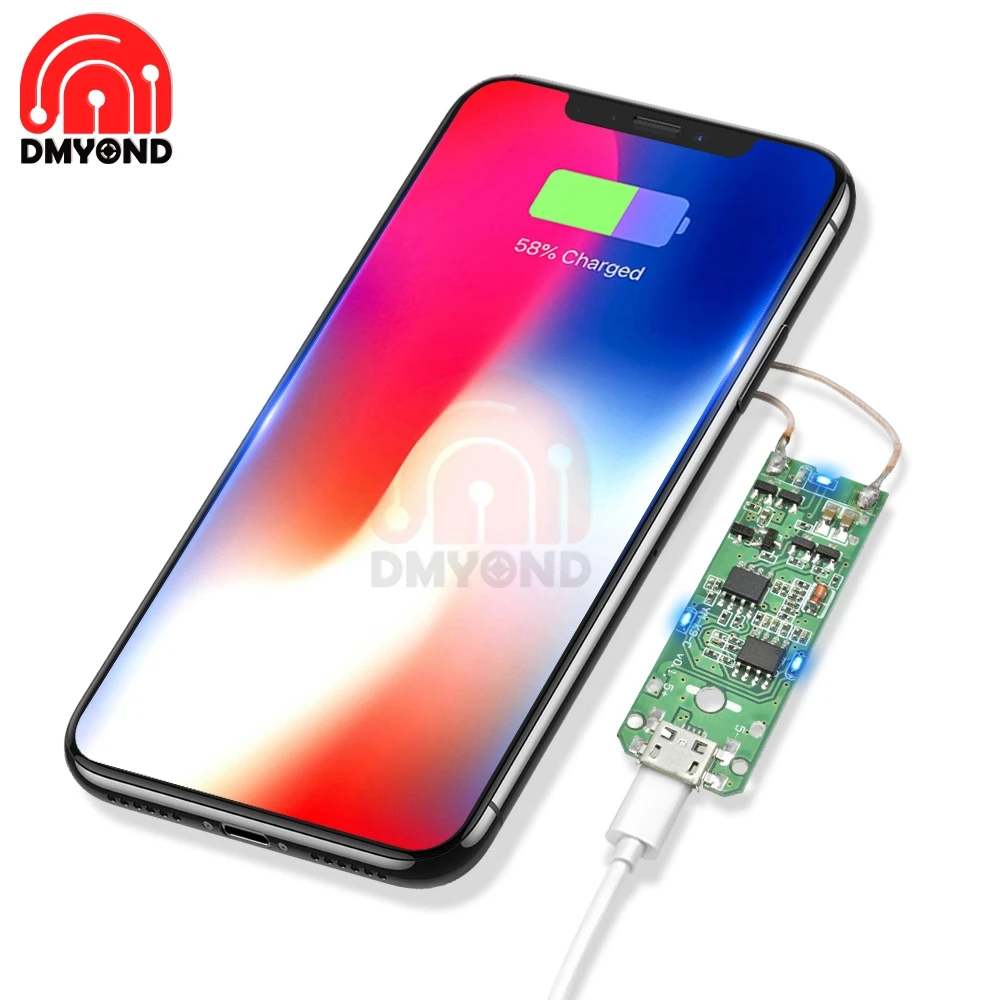 Модуль беспроводного зарядного устройства передатчик Базовая плата PCBA + катушка