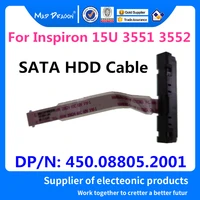new original laptop sata ssd hdd hard drive cable connector for for dell inspiron 15u 15 3000 3551 3552 450 08805 2001