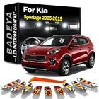 BADEYA Canbus безошибочный женский светильник для 2005-2017 2018 2019 Kia Sportage Map купол багажника номерной знак лампа