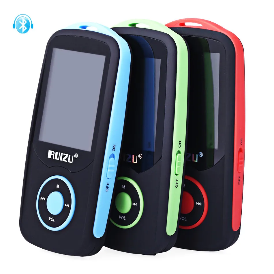 RUIZU X06 Bluetooth MP3 1 8 дюймовый TFT ЖК экран спортивный музыкальный плеер fm радио