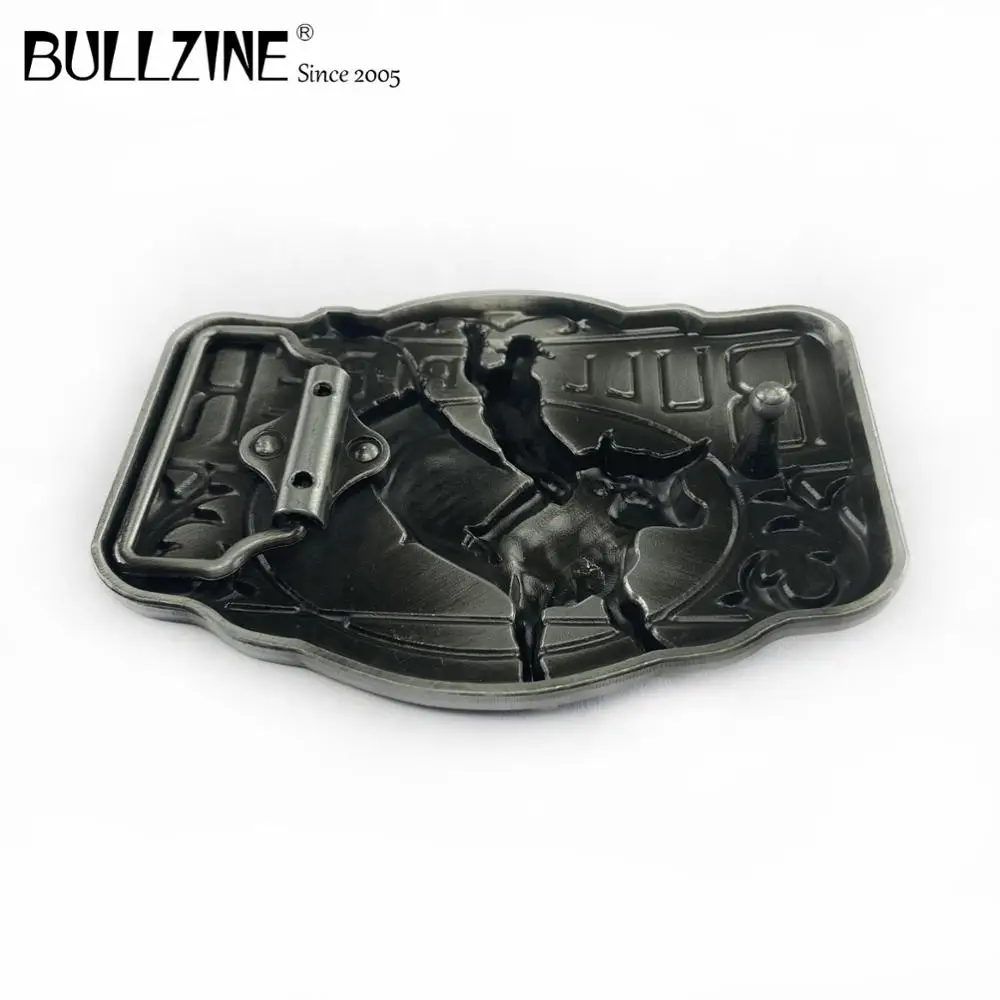 Bullzine цинковый сплав Ретро Западный бык пряжка на ремешке Пряжка для ремней rodeo