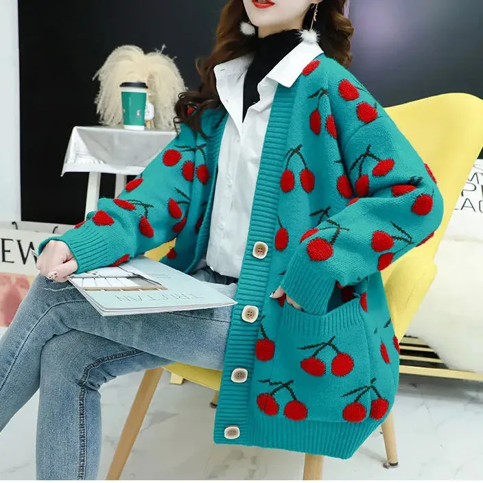 Осень 2021 лидер продаж женский укороченный топ свитер кардиган Женская мода в