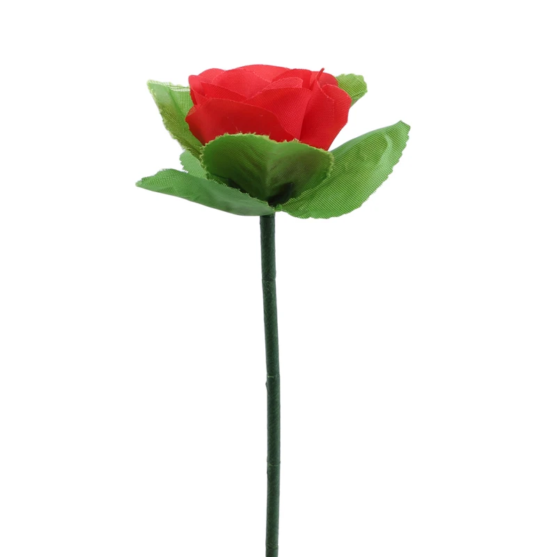 

Folding Rose Magic Tricks Flower Appearing Close-Up Stage Street Illusion Gimmick Props Toys for Kids Surprise To Your Lover