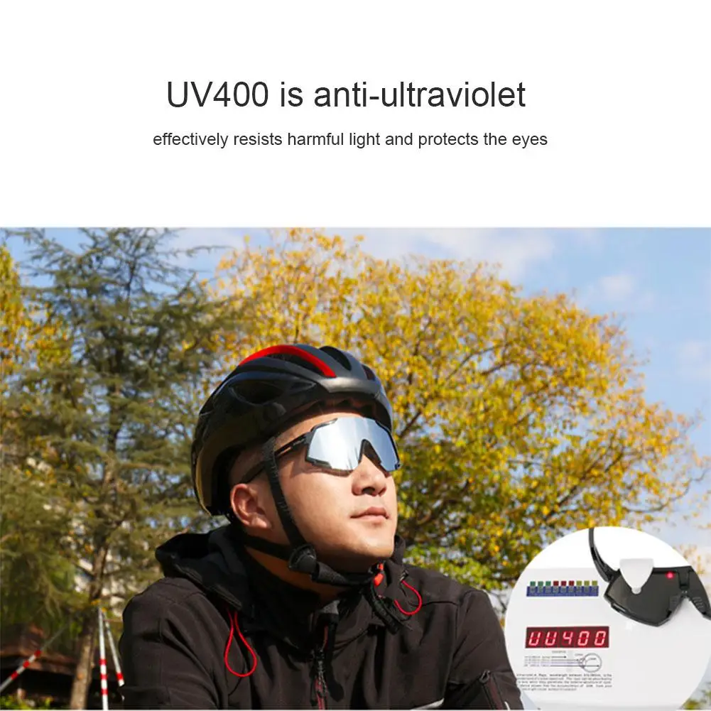 Поляризованные спортивные солнцезащитные очки уличные велосипедные с сумкой