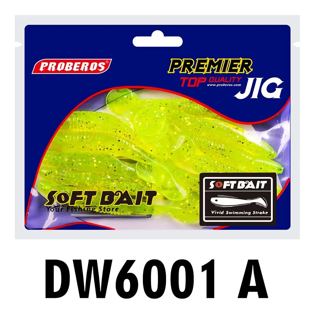 10 шт./лот мягкие рыболовные приманки силиконовая приманка 95 мм 6 г Мягкая shad T-tail