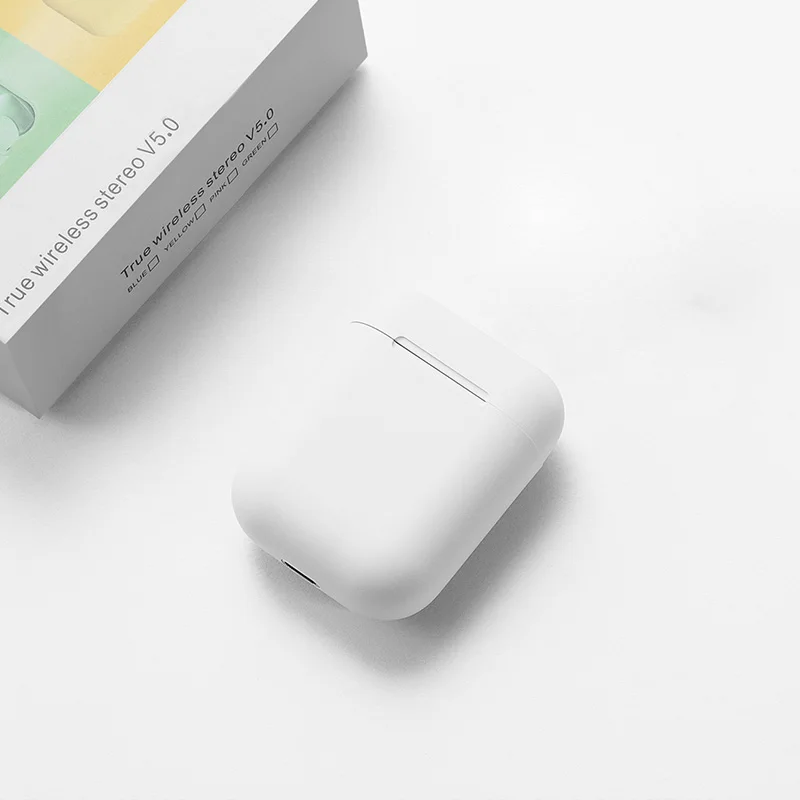 White Inpods 12 i12 TWS беспроводные наушники Bluetooth 5,0 спортивные наушники для iphone Xiaomi samsung - Color: White