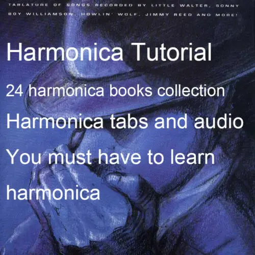 Harmonica Tutorial 24 Harmonica Books Collection Harmonica Tabs Self Learn Book Electronic Files