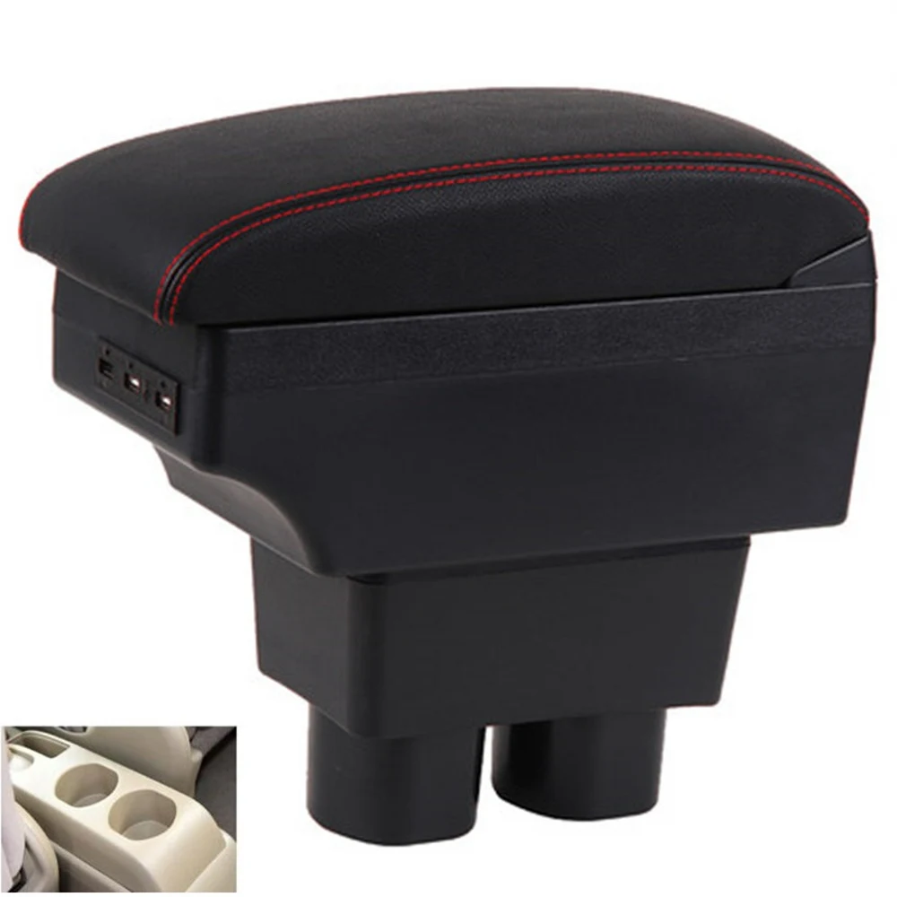 

For Nissan Tiida Bluebird armrest box central Store content box USB Sylphy Tiida armrests box