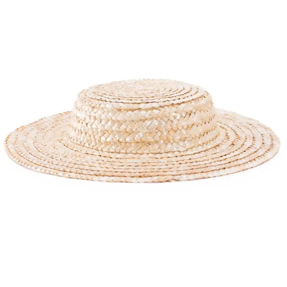 10 шт Мини Топ кукурузы соломы шляпы ремесло делая очарование Millinery поставки лето